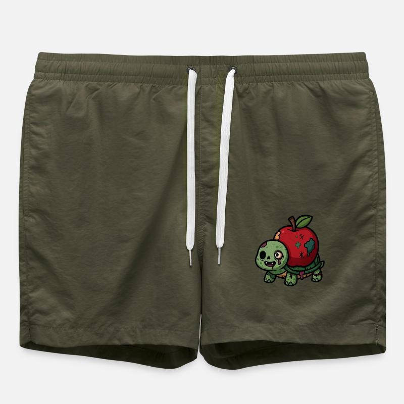 Crapaud zombie - Short de bain - vert olive