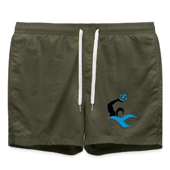 water polo - Short de bain - vert olive - Devant