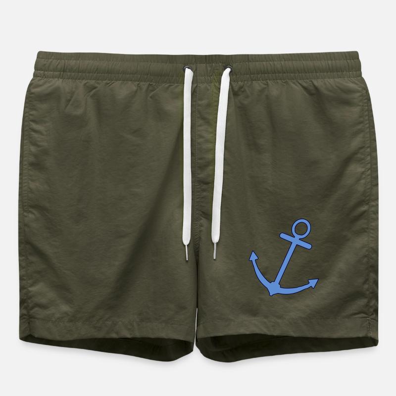 Ancre - Short de bain - vert olive