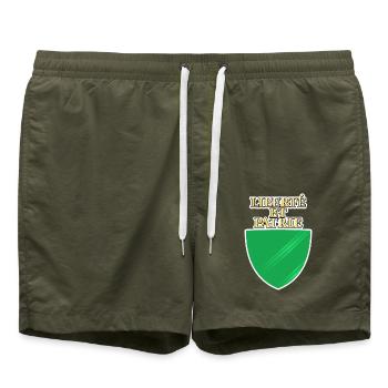 Drapeau de Vaud - Short de bain - vert olive - Devant