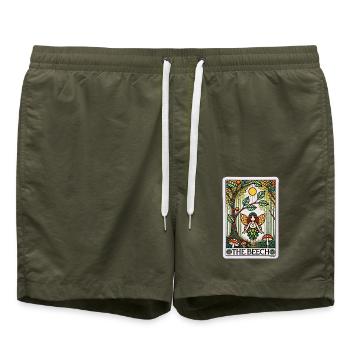 Die Buche - Badeshorts - Olive - Vorne