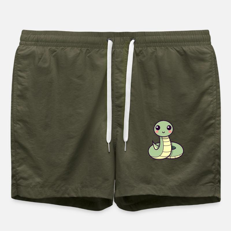Serpent - Short de bain - vert olive