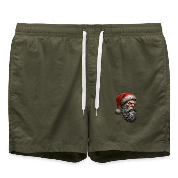 Bad Santa – Anti-héros des Fêtes sombres - Short de bain - vert olive - Devant