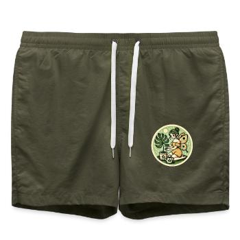 Fée des plantes - Short de bain - vert olive - Devant