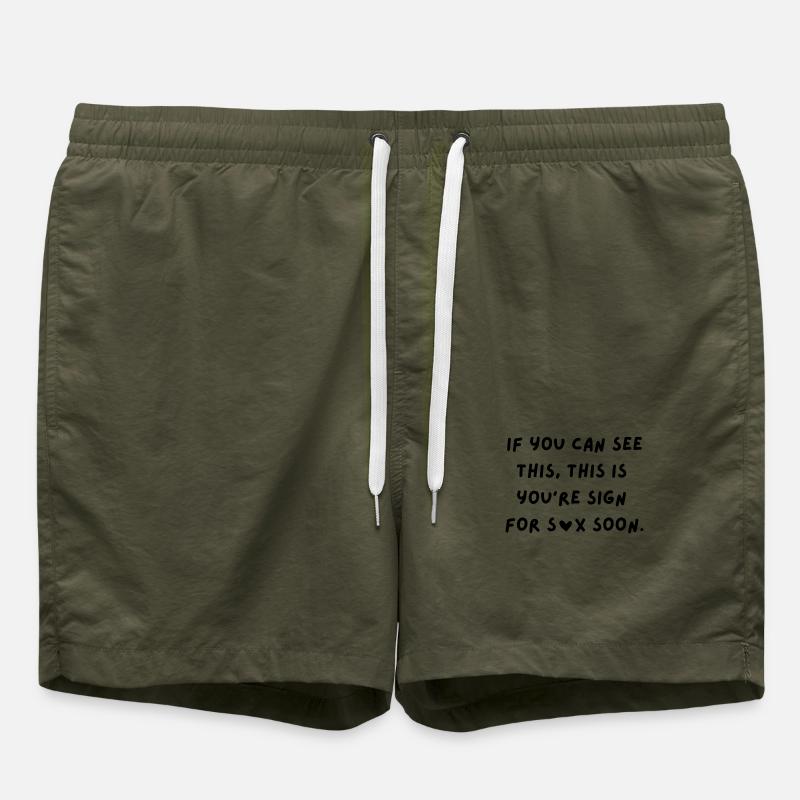 C’est votre signe - Short de bain - vert olive