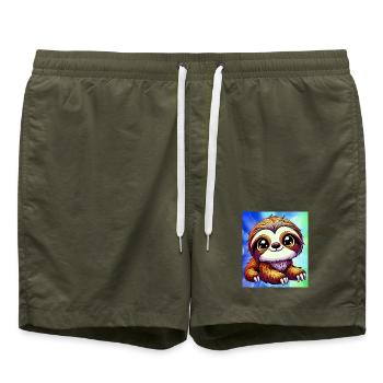 paresse - Short de bain - vert olive - Devant