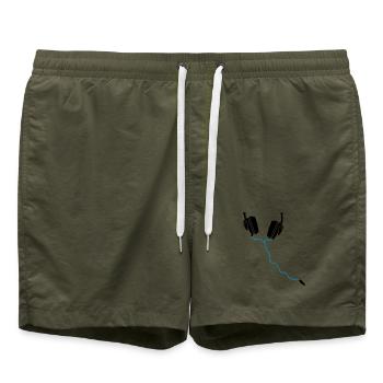 headphones headphones DJ - Swim Trunks - olive - Front