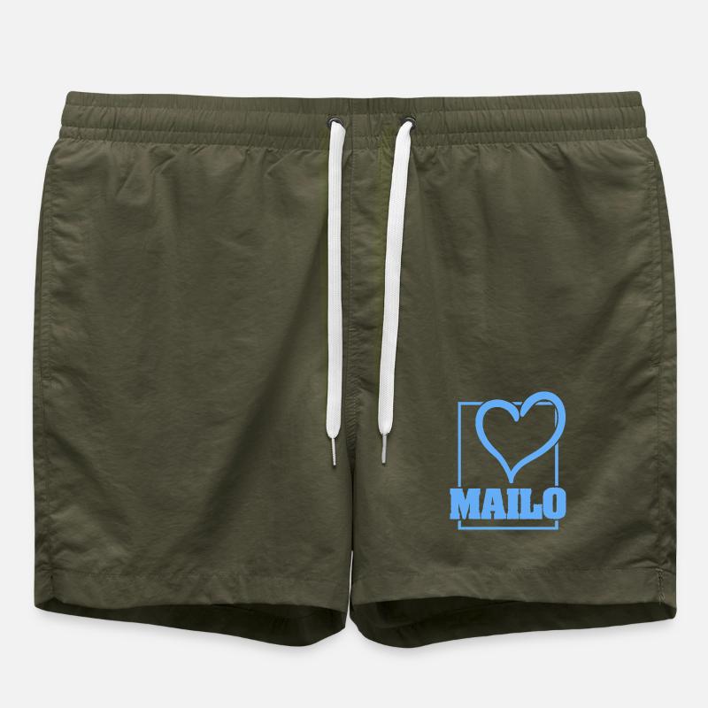 Bachelor Mailo - Badeshorts - Olive