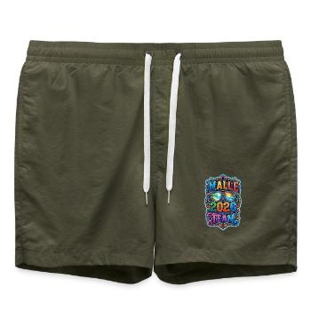 Malle 2026 Mallorca Holidays Colorful - Swim Trunks - olive - Front