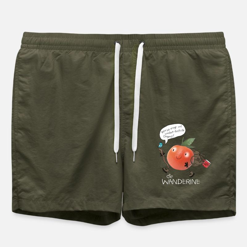 Errance - Short de bain - vert olive