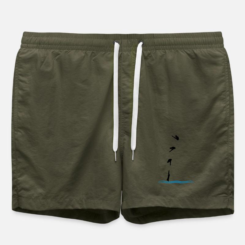 High diving - Swim Trunks - olive