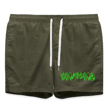 Nervzwerg - Badeshorts - Olive - Vorne