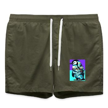 Pinguin - Badeshorts - Olive - Vorne