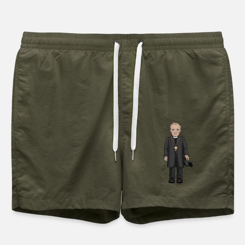Nathan Söderblom - Short de bain - vert olive