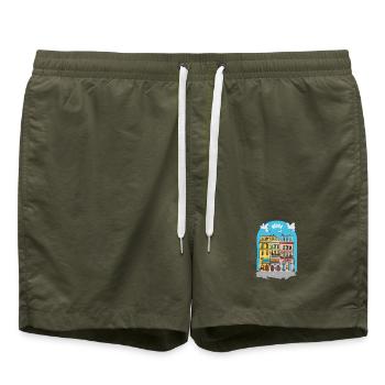 Rome - Short de bain - vert olive - Devant