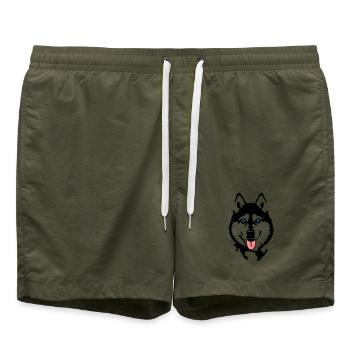 Husky - Short de bain - vert olive - Devant