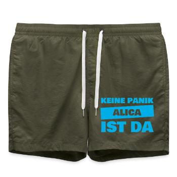 Alica - Swim Trunks - olive - Front