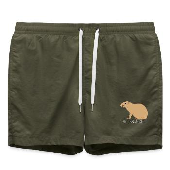 Alles Aguti - Badeshorts - Olive - Vorne