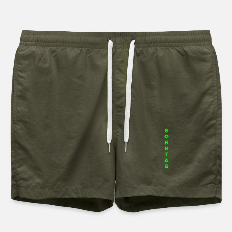 Dimanche - vert - Short de bain - vert olive