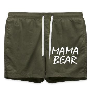Mama bear - Short de bain - vert olive - Devant