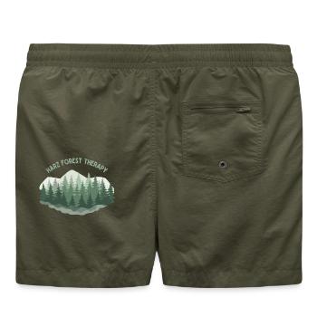 Harz Forest Therapy - Badeshorts - Olive - Hinten