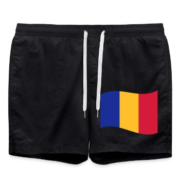 romania - Short de bain - noir - Devant - AI Model Male 185 light (185cm)