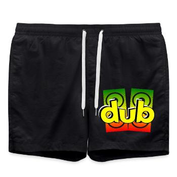 Dub - Short de bain - noir - Devant - AI Model Male 185 light (185cm)