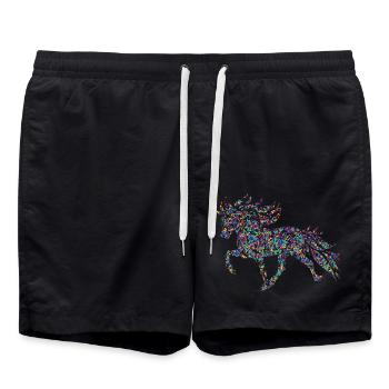 Tölter3 Confetti - Swim Trunks - black - Front - AI Model Male 185 light (185cm)