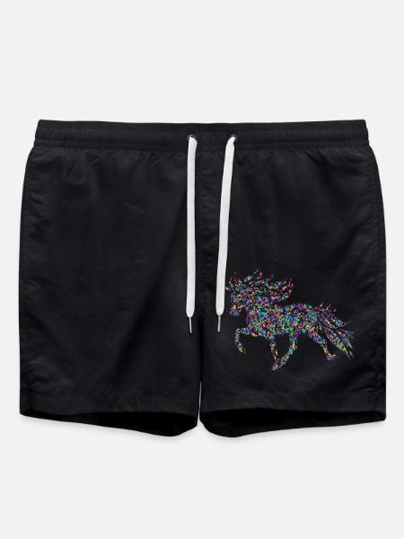 Tölter3 Confetti - Swim Trunks - black