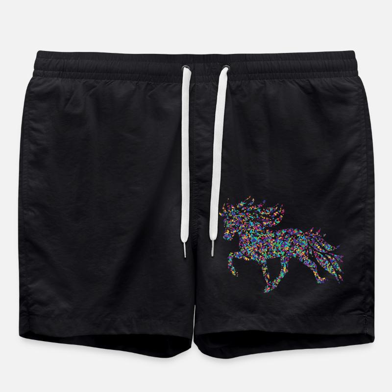 Tölter3 Confetti - Swim Trunks - black