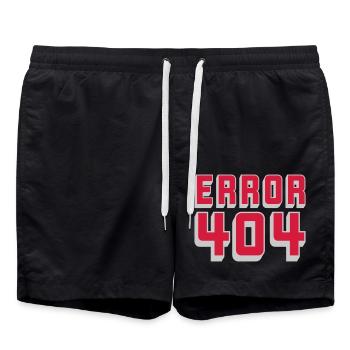 Connection Problem Error 404 - Swim Trunks - black - Front - AI Model Male 185 light (185cm)