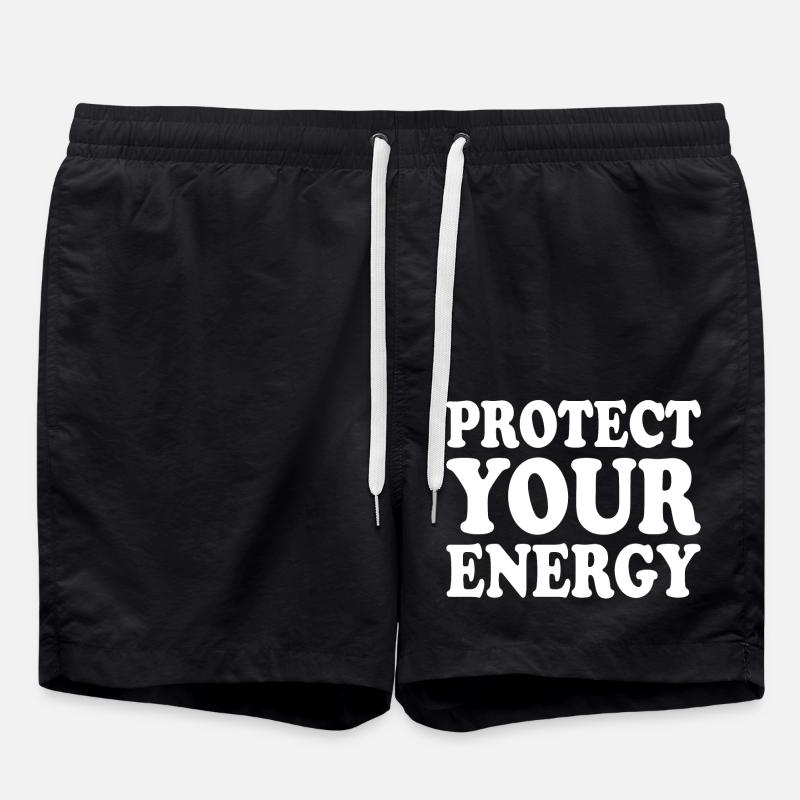 Protect your energy - Swim Trunks - black