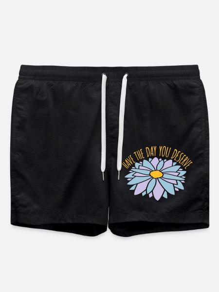 the day you deserve - Swim Trunks - black