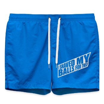 I shaved my balls - Swim Trunks - cobalt blue - Front