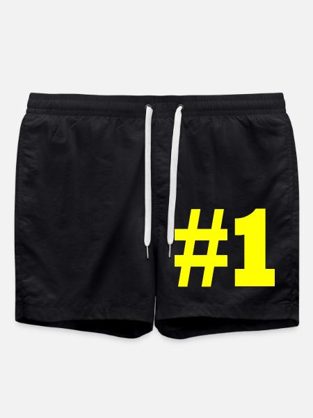 #1 - Swim Trunks - black