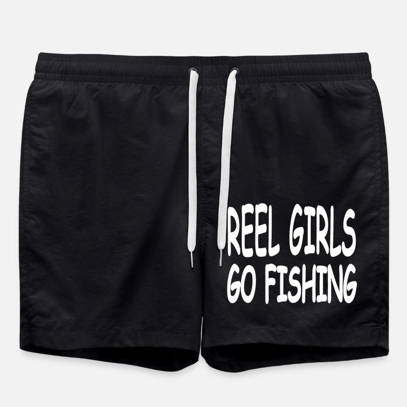 Angeln - Badeshorts - Schwarz