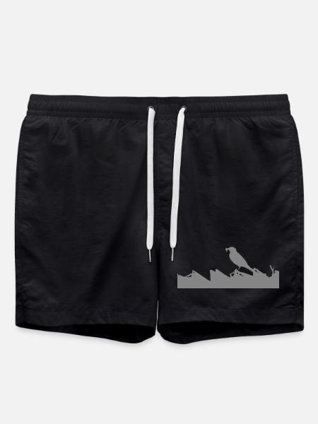Superpower: Wagtail - Swim Trunks - black