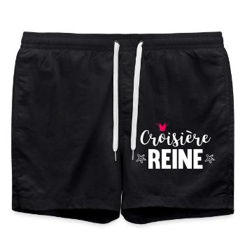 Croisière Pure Cruise Queen Cruise Cadeau f - Short de bain - noir - Devant - AI Model Male 185 light (185cm)