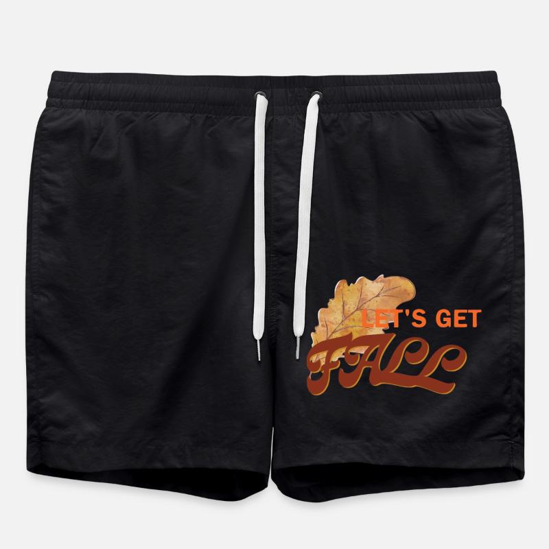 Commençons l’automne | Commençons l’automne - Short de bain - noir