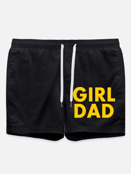 Girl dad - Swim Trunks - black