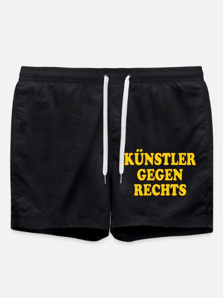 Artists against the right - Swim Trunks - black