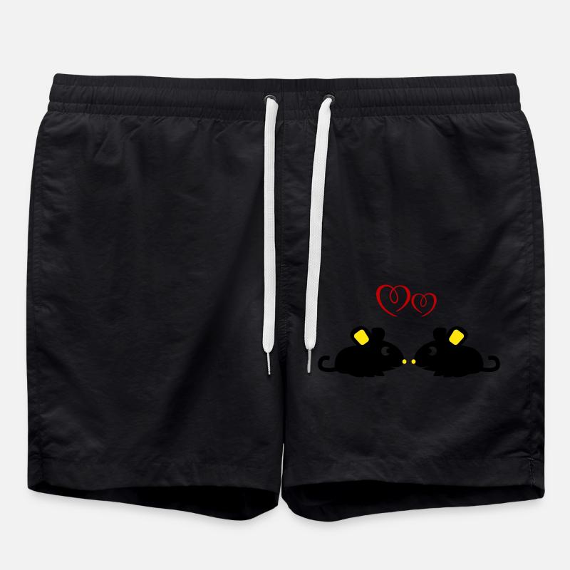 Souris mignonnes - Short de bain - noir