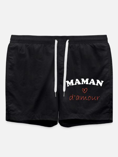 Maman d'amour - Short de bain - noir
