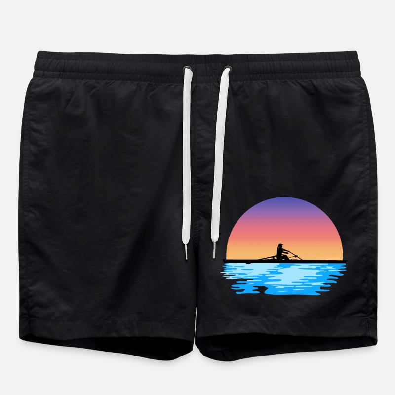 Aviron, rameur, rameur - Short de bain - noir