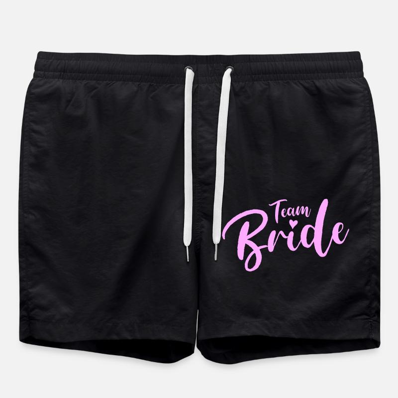 Bride Team - Swim Trunks - black
