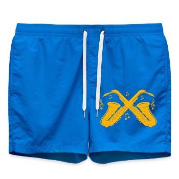 Sax saxophone saxophone - Short de bain - cobalt blue - Devant