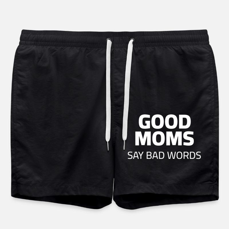 Les bonnes mamans disent des gros mots - Short de bain - noir
