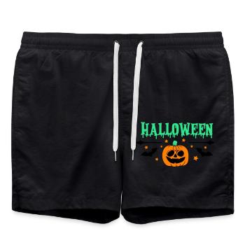 Halloween - Short de bain - noir - Devant - AI Model Male 185 light (185cm)