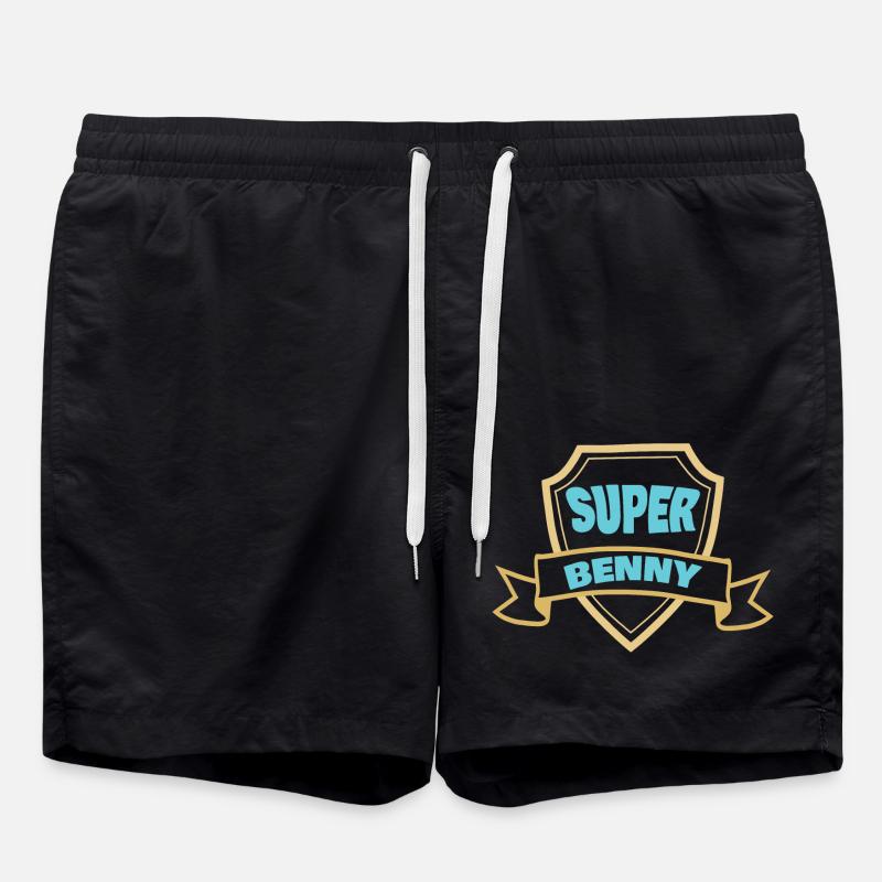 First name Benny - Swim Trunks - black
