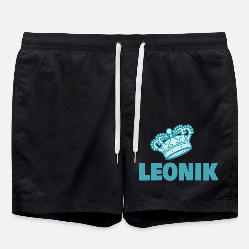 Leonik comme prénom - Short de bain - noir